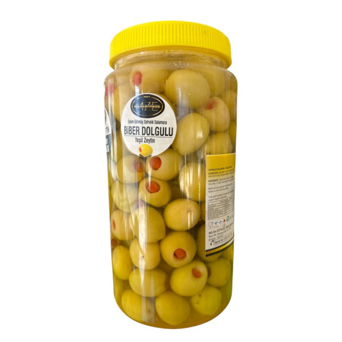 500 gr biber dolgulu yeşil zeytin 500 gr biber dolgulu yeşil zeytin
